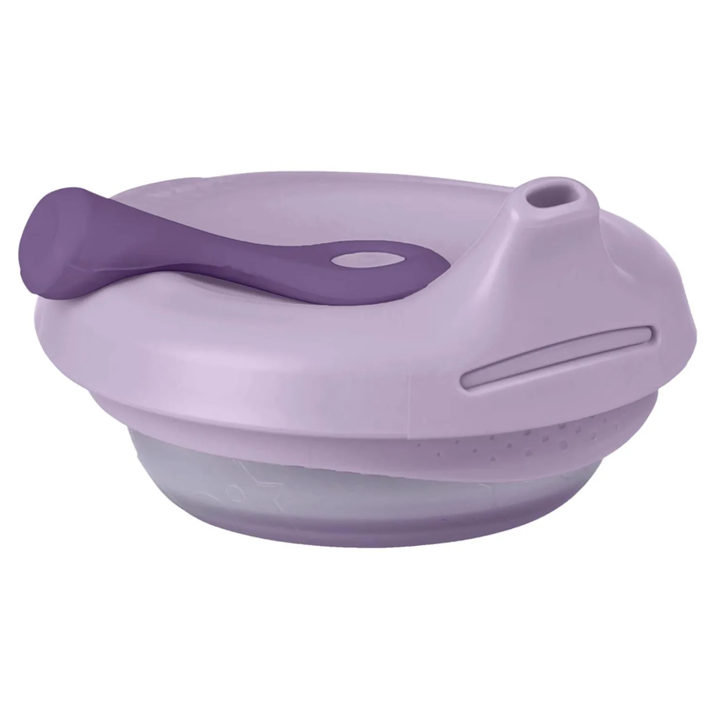 B.Box For Kids Poche gourde repas bébé rechargeable en silicone Mauve 110 ml