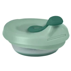 B.Box For Kids Poche gourde repas bébé rechargeable en silicone Vert 110 ml