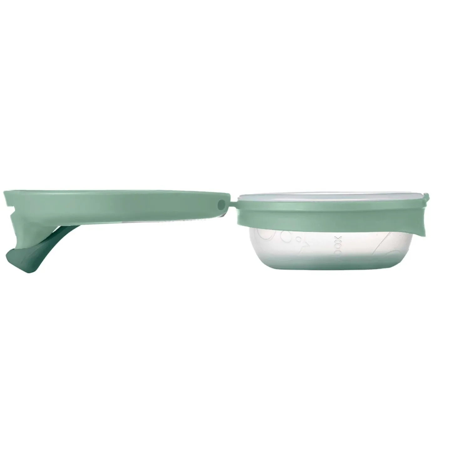 B.Box For Kids Poche gourde repas bébé rechargeable en silicone Vert 110 ml