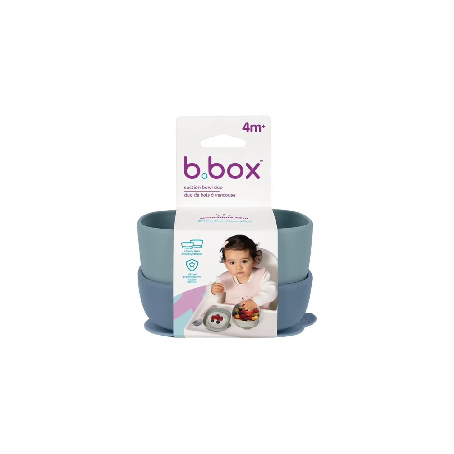 B.Box For Kids Set de bol à ventouse duo Ocean