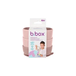 B.Box For Kids Set de bol à ventouse trio Blush