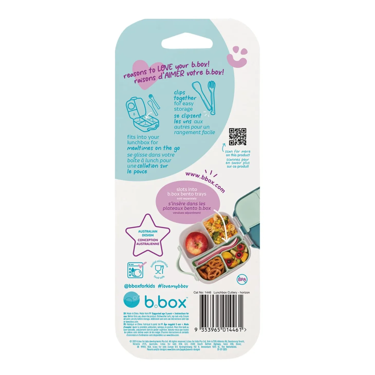 B.Box For Kids Set de couvert Horizon