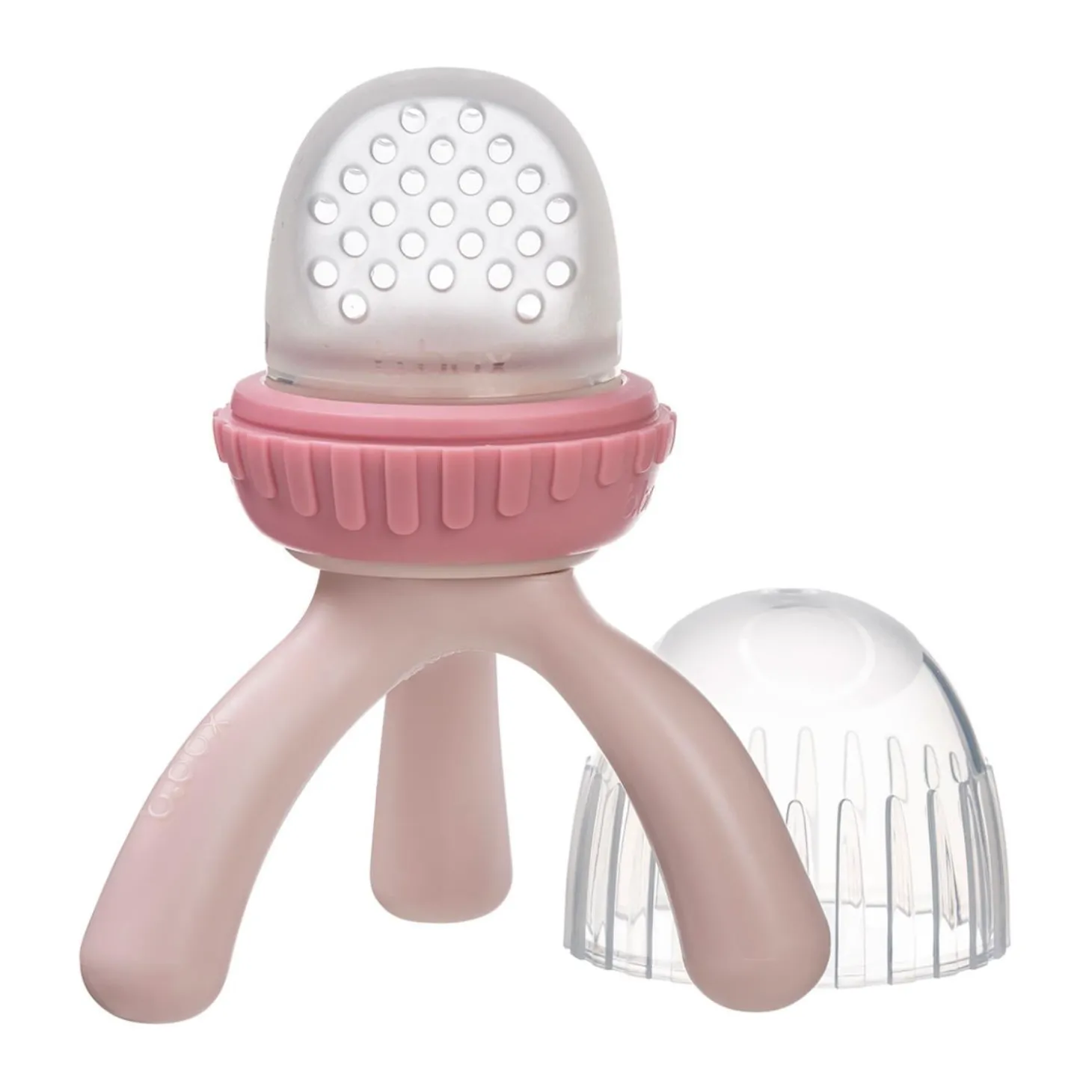 B.Box For Kids Sucette grignoteuse + embout silicone sur trépied Blush