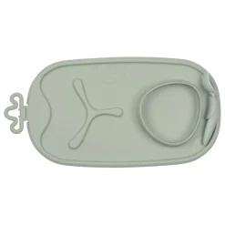 B.Box For Kids Tapis de repas en silicone Roll + Go Sage
