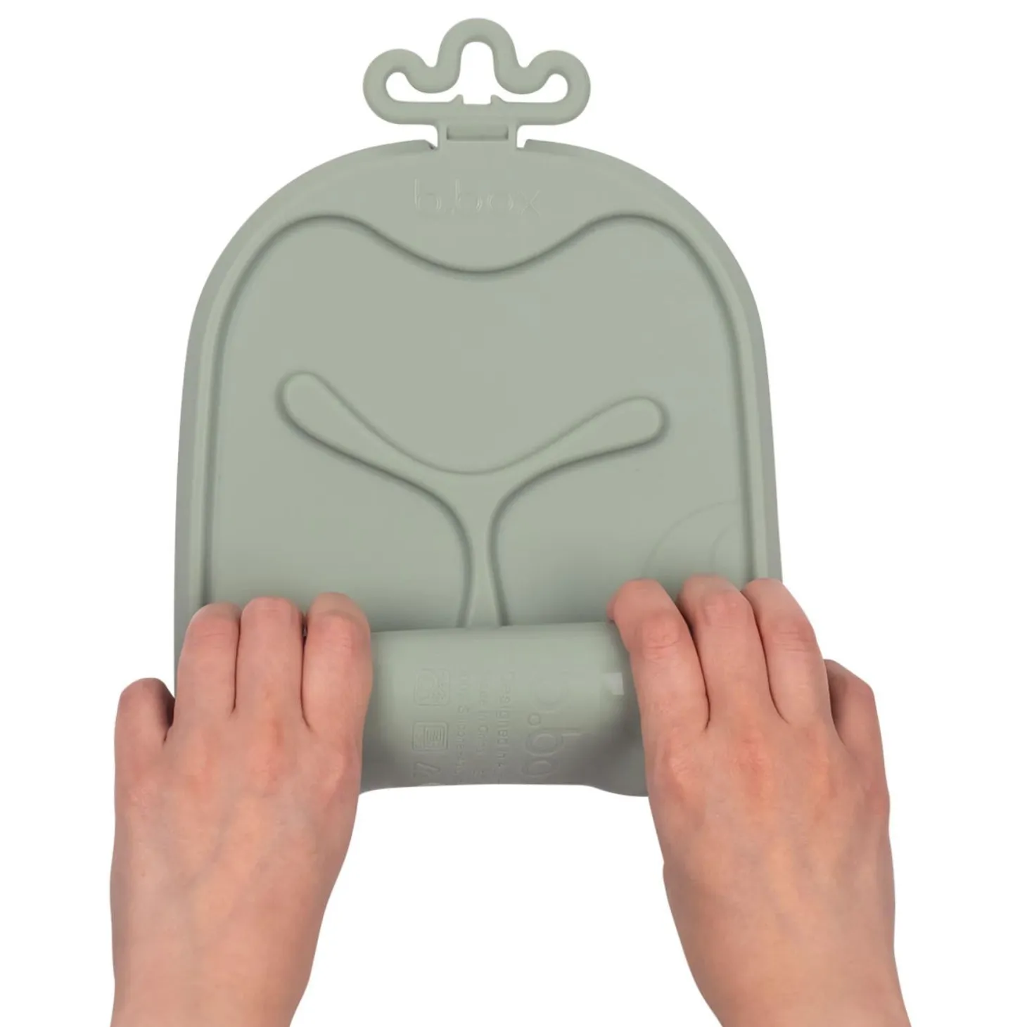 B.Box For Kids Tapis de repas en silicone Roll + Go Sage