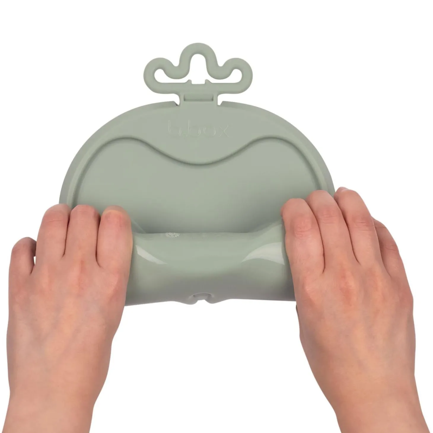 B.Box For Kids Tapis de repas en silicone Roll + Go Sage