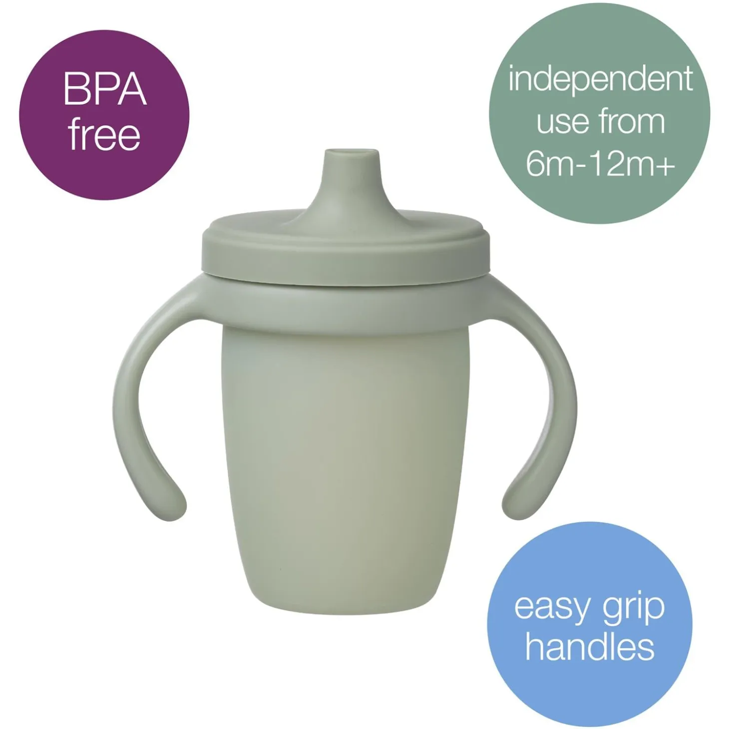 B.Box For Kids Tasse évolutive avec anse en silicone Blush 240 ml