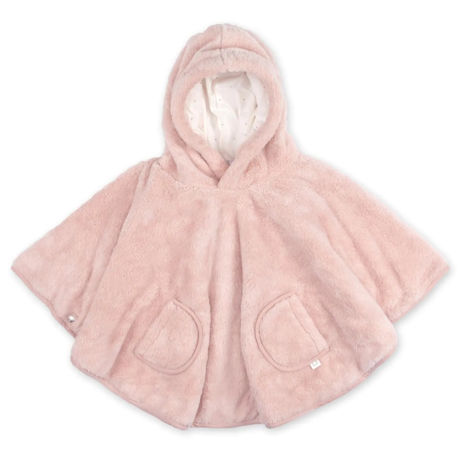 Bemini Poncho de voyage Softy jersey Vieux Rose Blush 9-36 mois