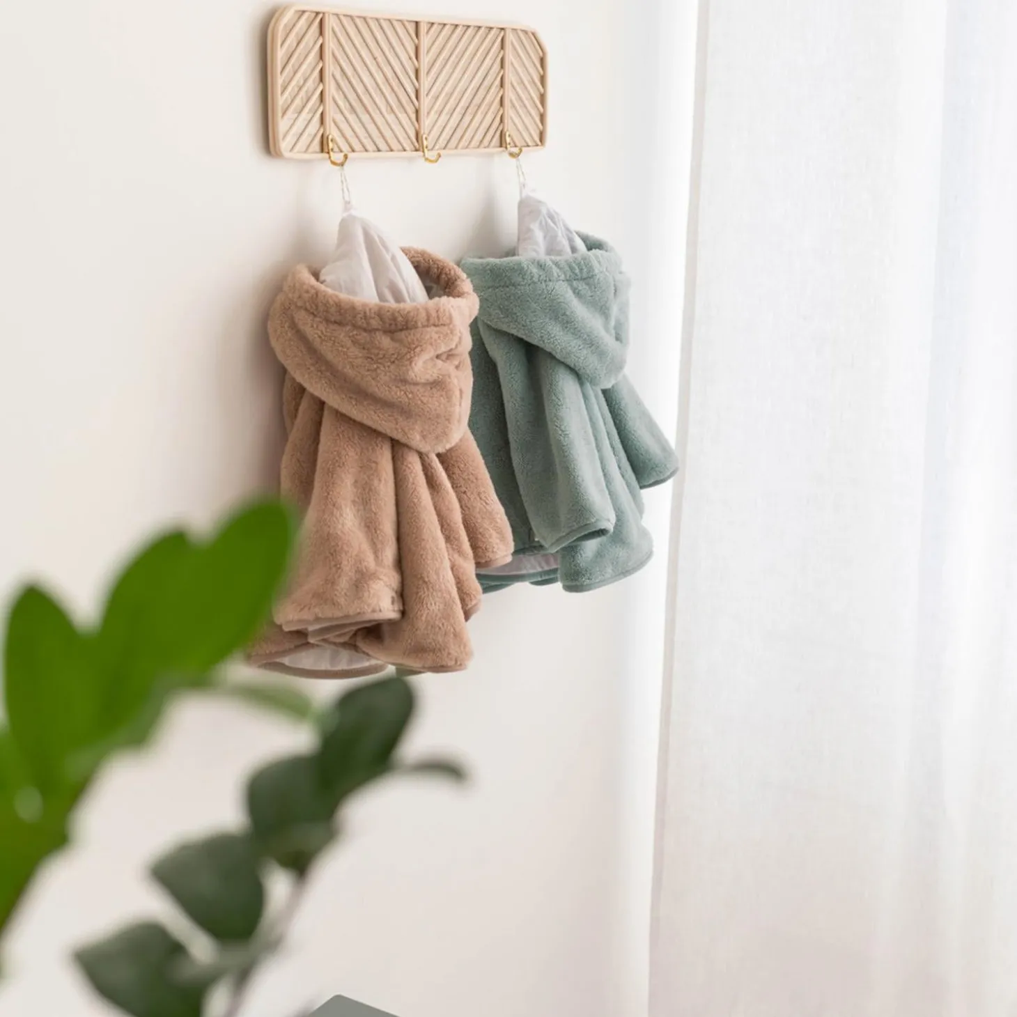 Bemini Poncho de voyage Softy jersey Vert Céladon 9-36 mois