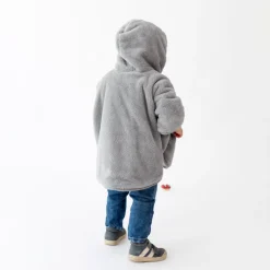 Bemini Poncho de voyage Softy jersey Gris moyen grizou 9-36 mois
