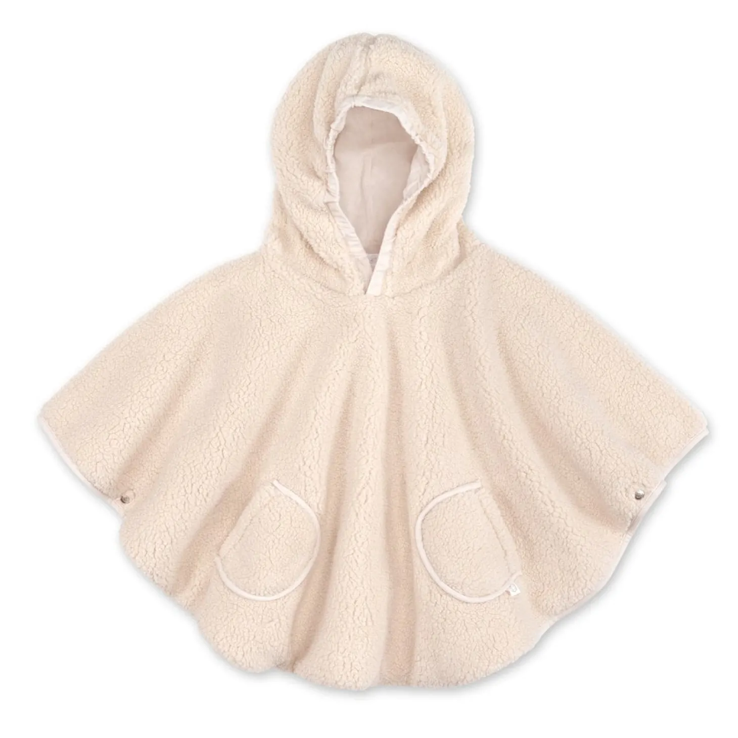 Bemini Poncho teddy outside Ficelle 24 9-36 mois