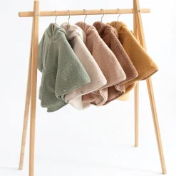 Bemini Poncho teddy outside Natural 85 9-36 mois