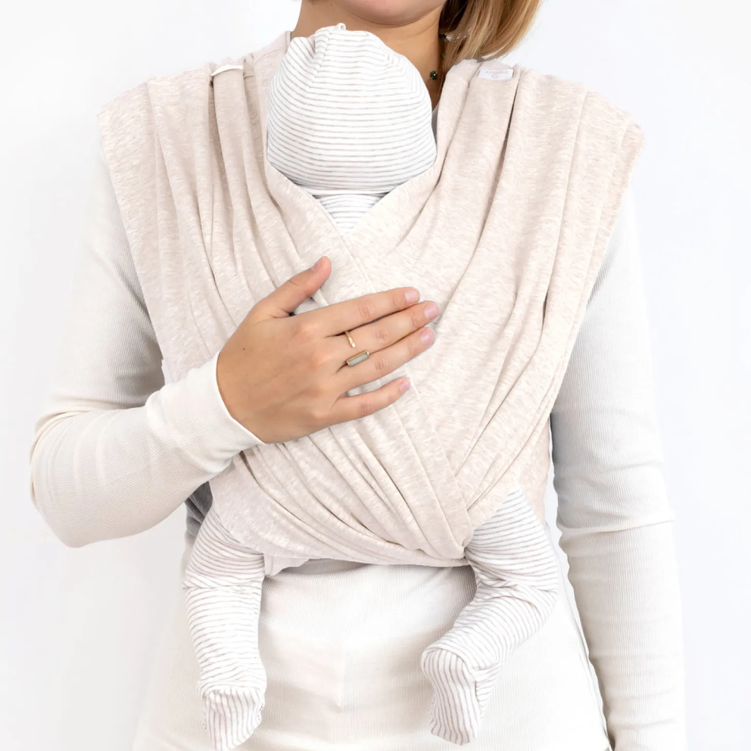 Bemini Porte-bébé Duo Beige clair chiné