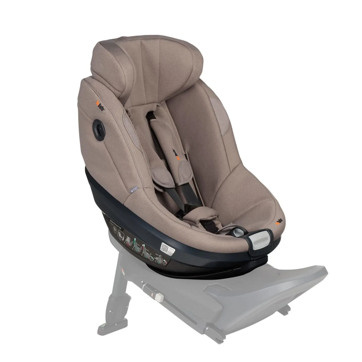 BeSafe Siège auto Beyond² 360 Dark Sand Soft Breeze