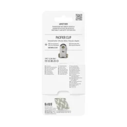 BIBS Attache Tétine Tressée Sage/Ivory