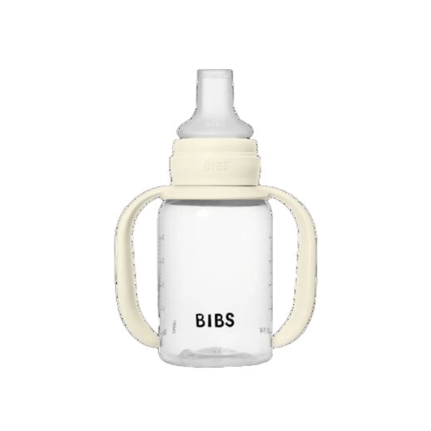 BIBS Biberon d'Apprentissage Silicone 1 Pack Ivory 150 ml