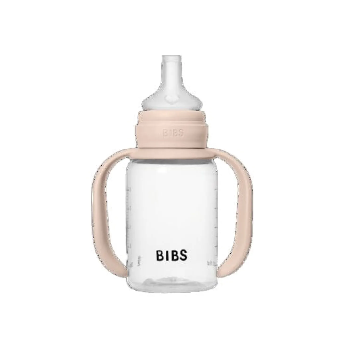 BIBS Biberon d'Apprentissage Silicone 1 Pack Blush 150 ml