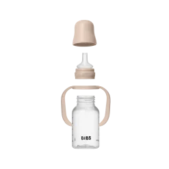 BIBS Biberon d'Apprentissage Silicone 1 Pack Blush 150 ml