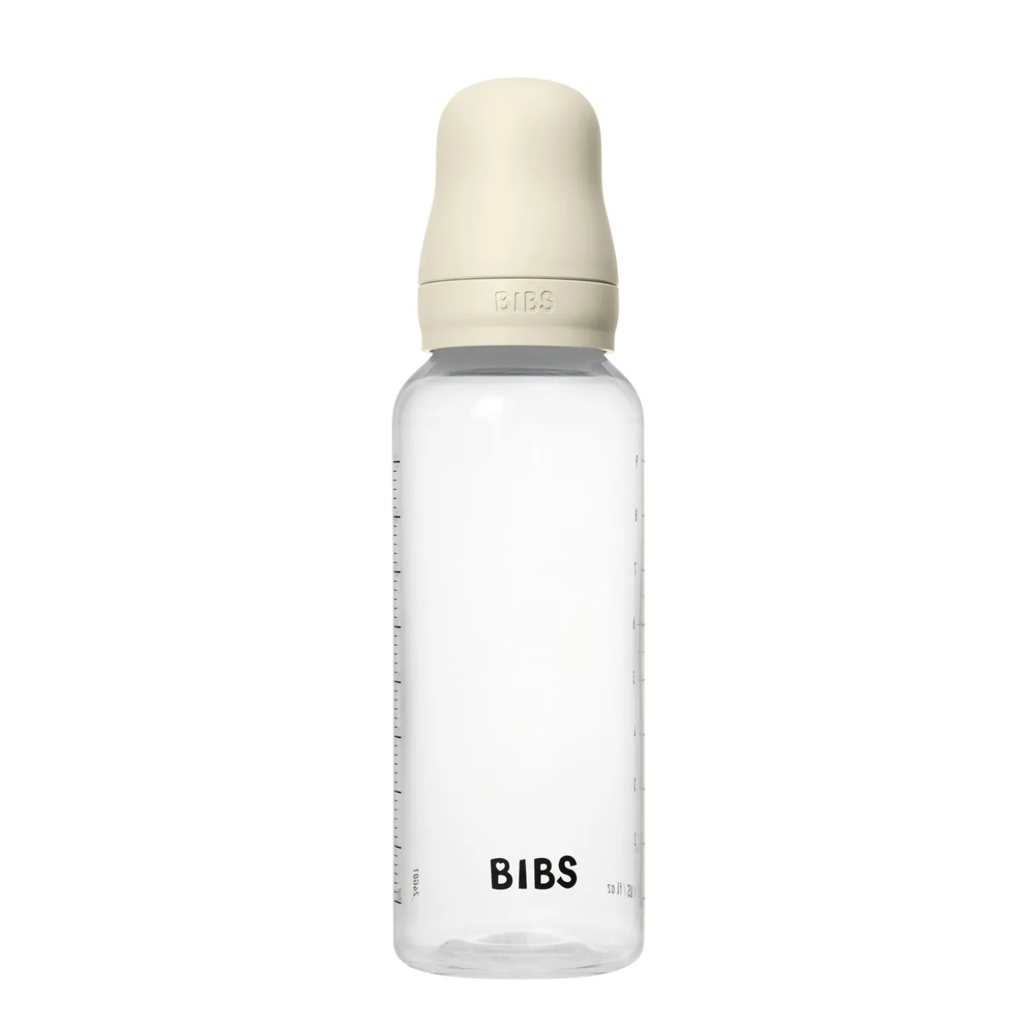 BIBS Biberon Rond Caoutchouc naturel 1 Pack Ivory 270 ml - debit moyen