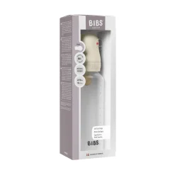 BIBS Biberon Rond Caoutchouc naturel 1 Pack Ivory 270 ml - debit moyen