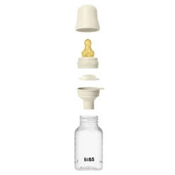 BIBS Biberon Rond Caoutchouc naturel Ivory 150 ml - Débit lent