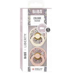 BIBS BIBS x Liberty Tétine Colour 2 Pack Lavender/Blush 0-6 mois