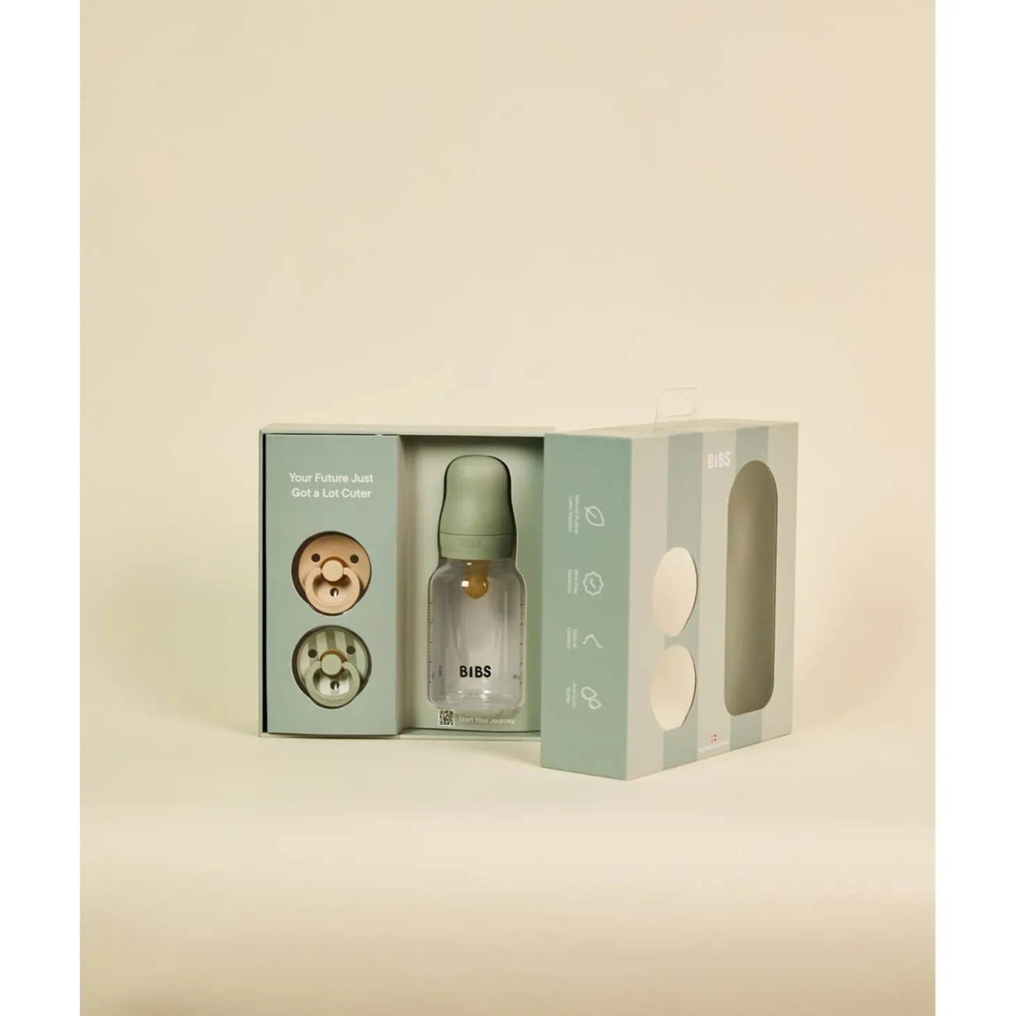 BIBS Coffret Cadeau Les Essentiels Sage