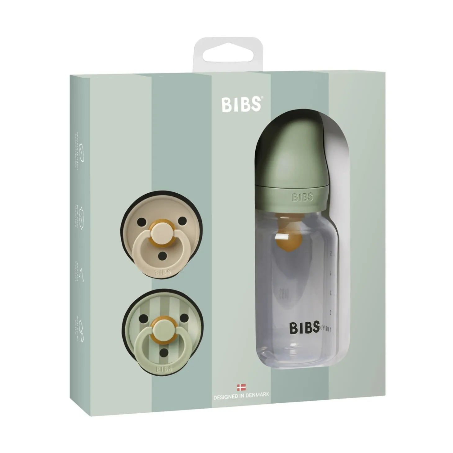 BIBS Coffret Cadeau Les Essentiels Sage