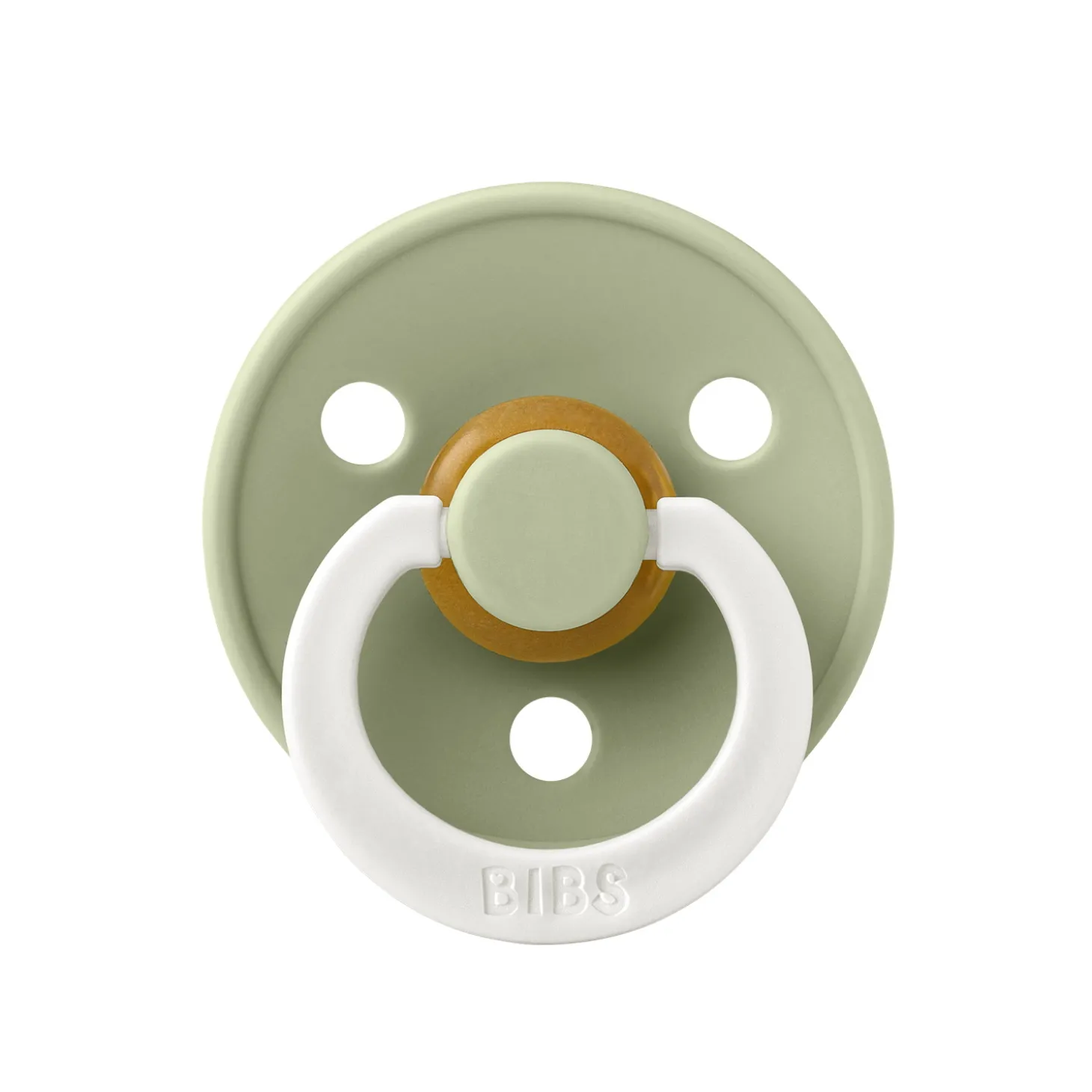 BIBS Tétines Colour Caoutchouc naturel Sage Glow 18 mois +