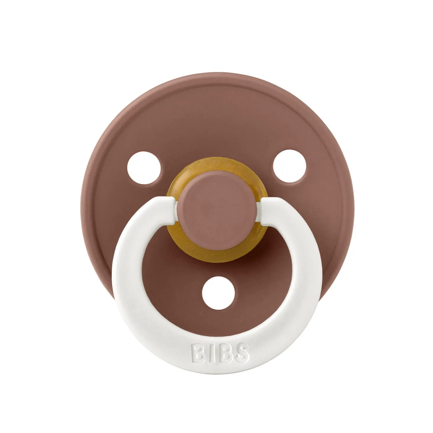 BIBS Tétines Colour Caoutchouc naturel Woodchuck Glow 6-18 mois