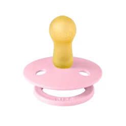 BIBS                    Tétines Studio Colour Block Caoutchouc naturel    Baby Pink            6-18 mois