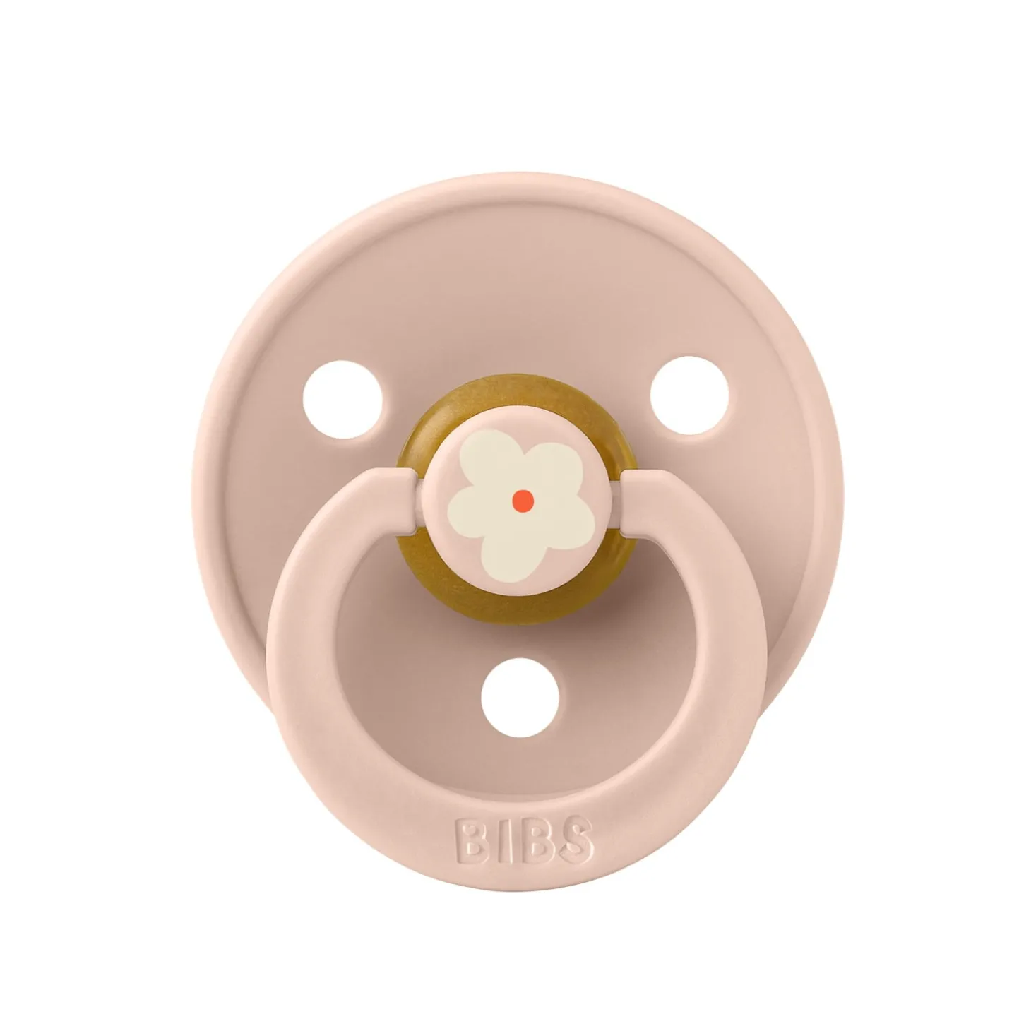 BIBS Tétines Studio Colour Jasmine Caoutchouc naturel Blush 6-18 mois