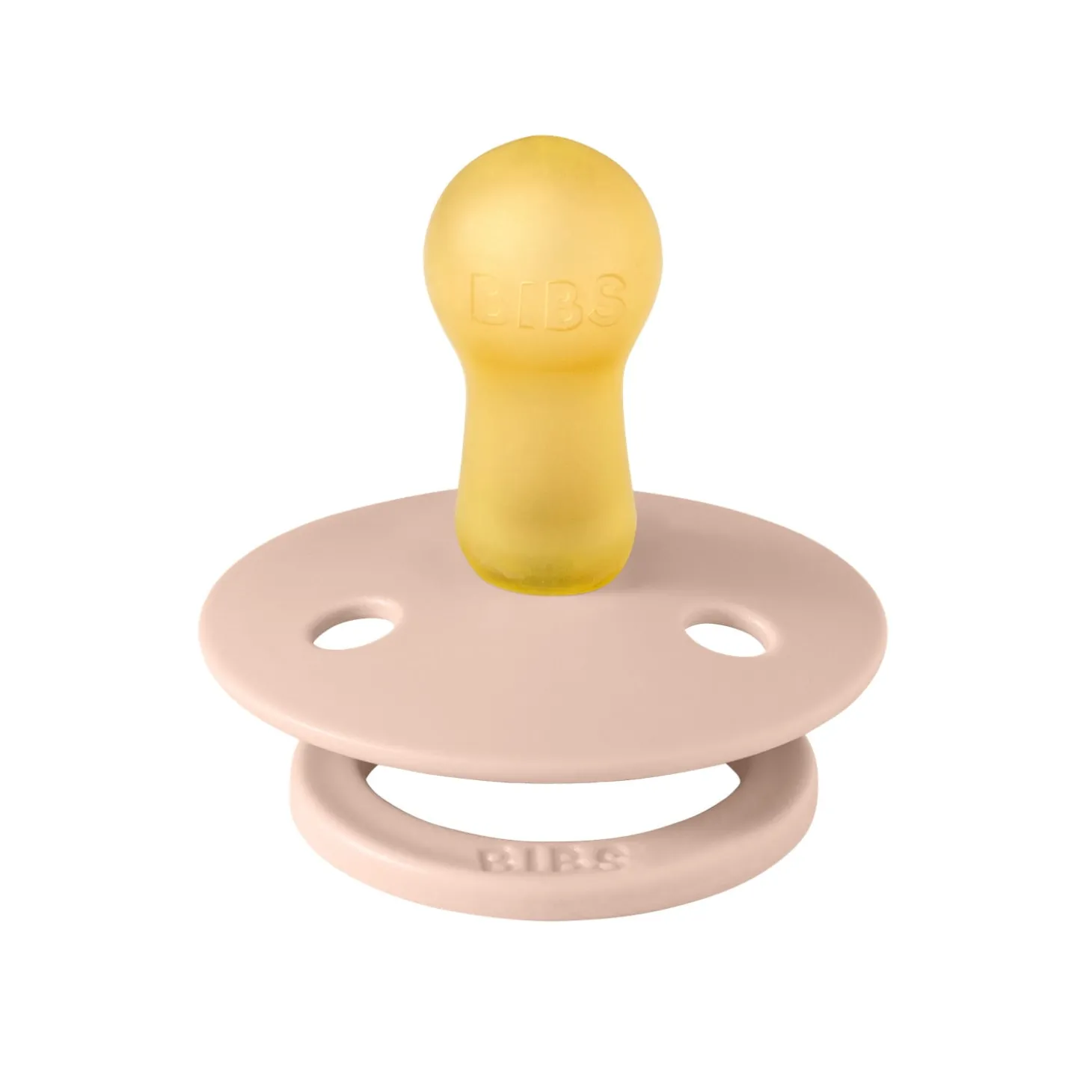 BIBS Tétines Studio Colour Jasmine Caoutchouc naturel Blush 6-18 mois