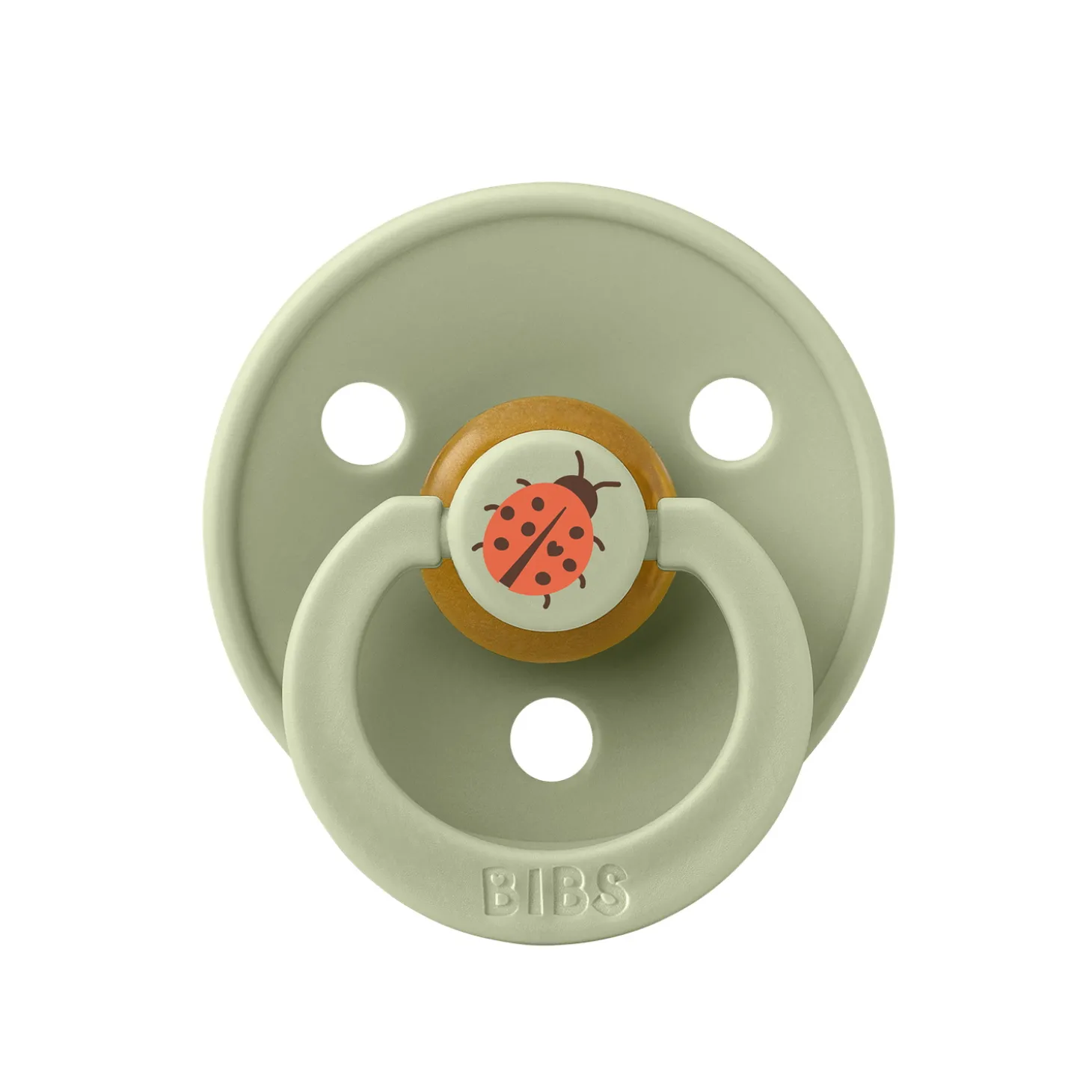 BIBS Tétines Studio Colour Ladybug Caoutchouc naturel Violet Sky 6-18 mois