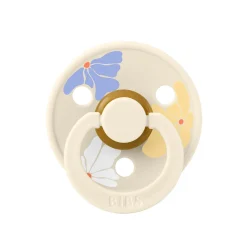 BIBS Tétines Studio Colour Morning Bloom Caoutchouc naturel Ivory 6-18 mois