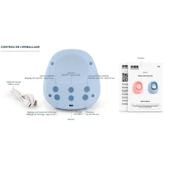 Bigben kids                    Reveil veilleuse pingouin    Bleu