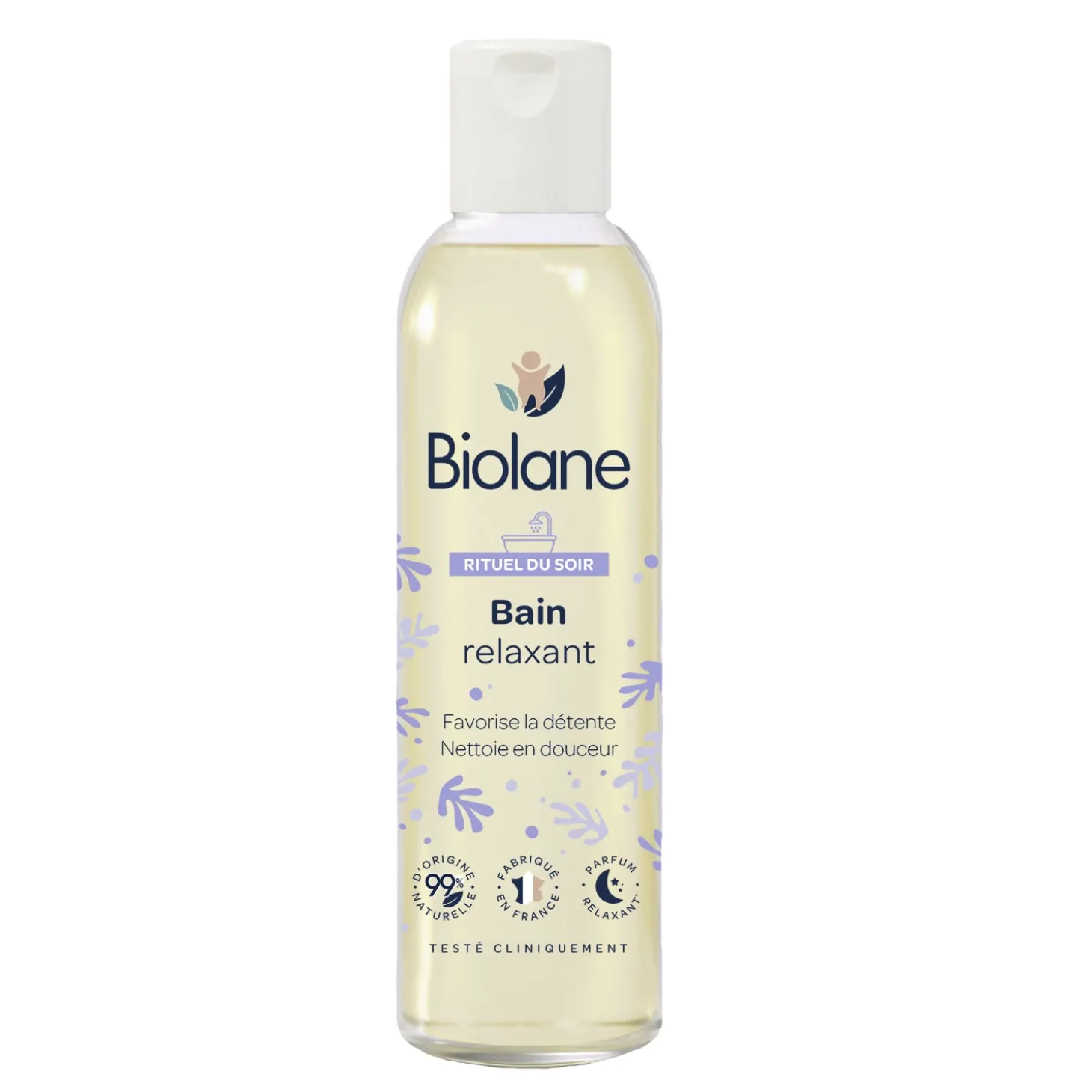 Biolane Bain relaxant Lila Et Blanc 150ml