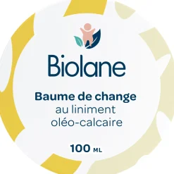 Biolane                    Baume de change au liniment    Jaune Et Blanc            100 ml