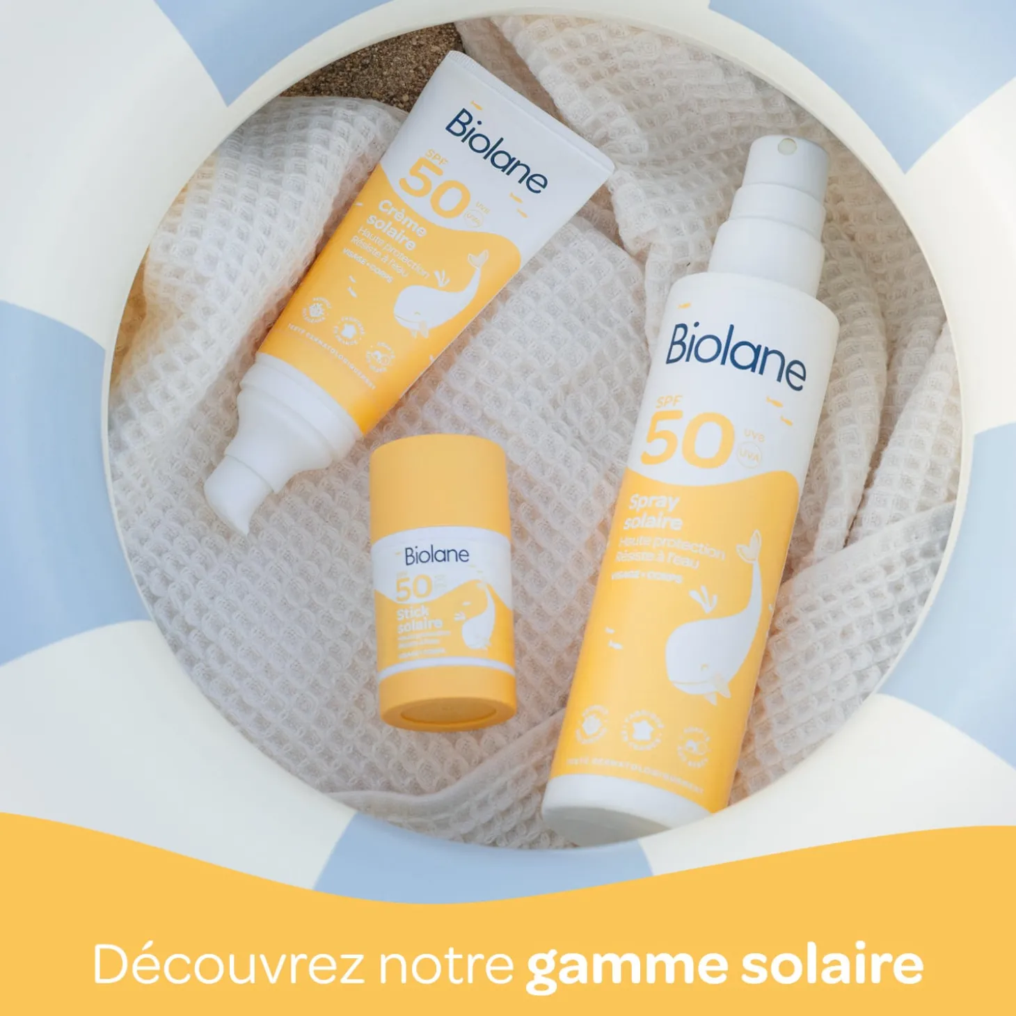 Biolane Crème solaire Jaune 50 ml