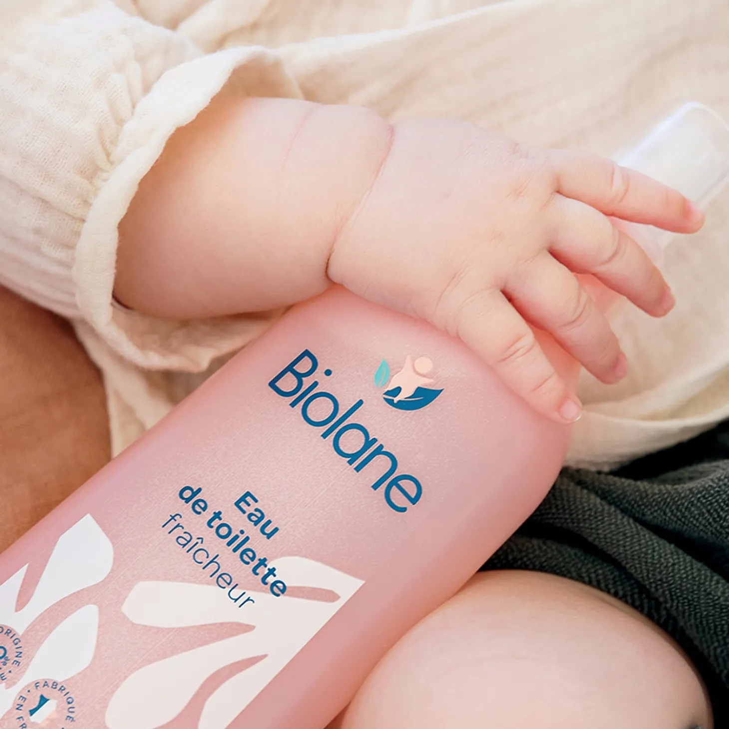 Biolane Eau de toilette fraîcheur Rose 200 ml