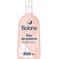 Biolane                    Eau de toilette fraîcheur    Rose            200 ml
