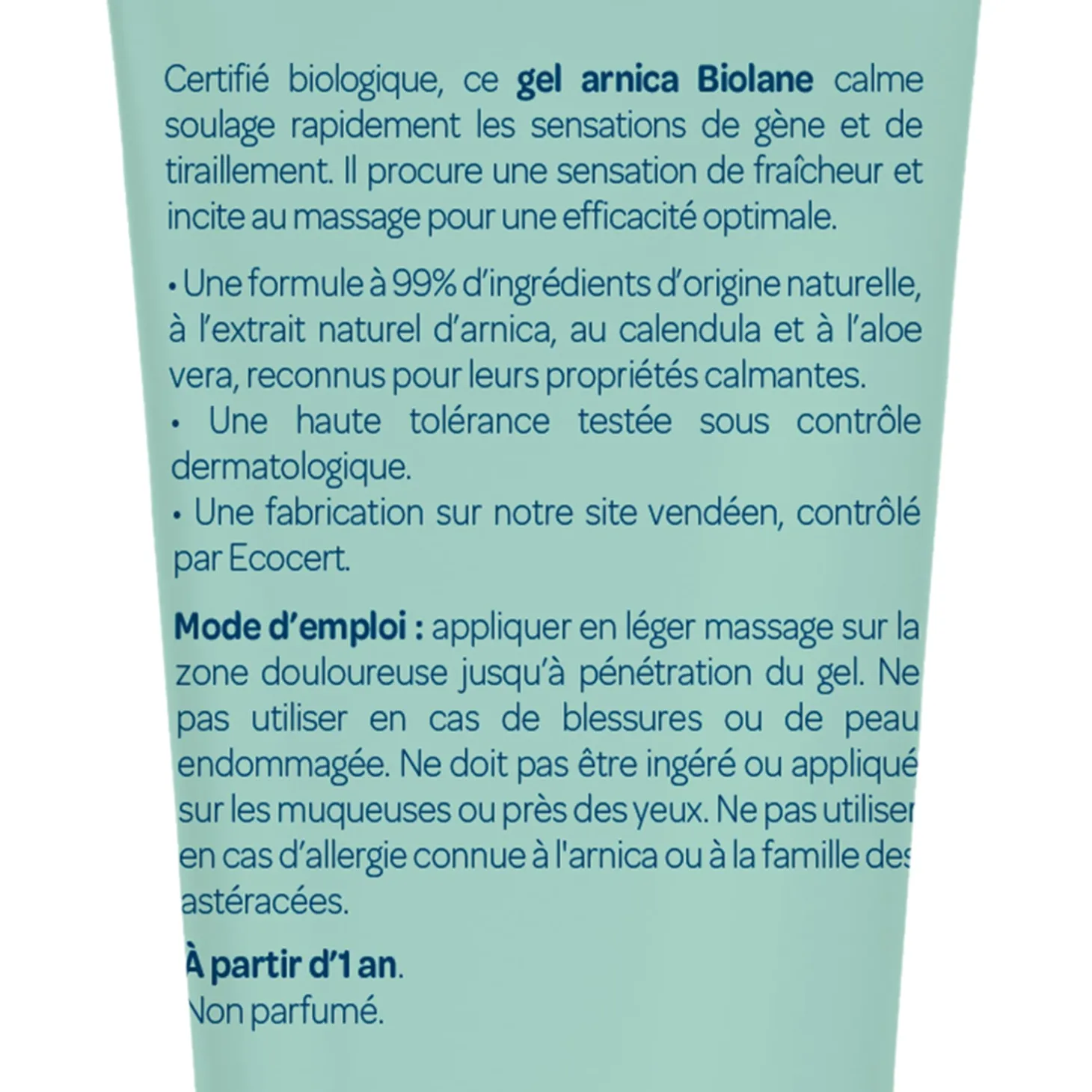 Biolane Gel arnica Bio Vert 20 ml