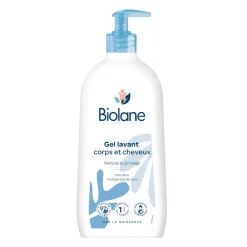 Biolane Gel lavant corps et cheveux Bleu Et Blanc 750 ml