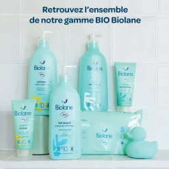 Biolane                    Gel lavant corps et cheveux Bio    Vert            500 ml