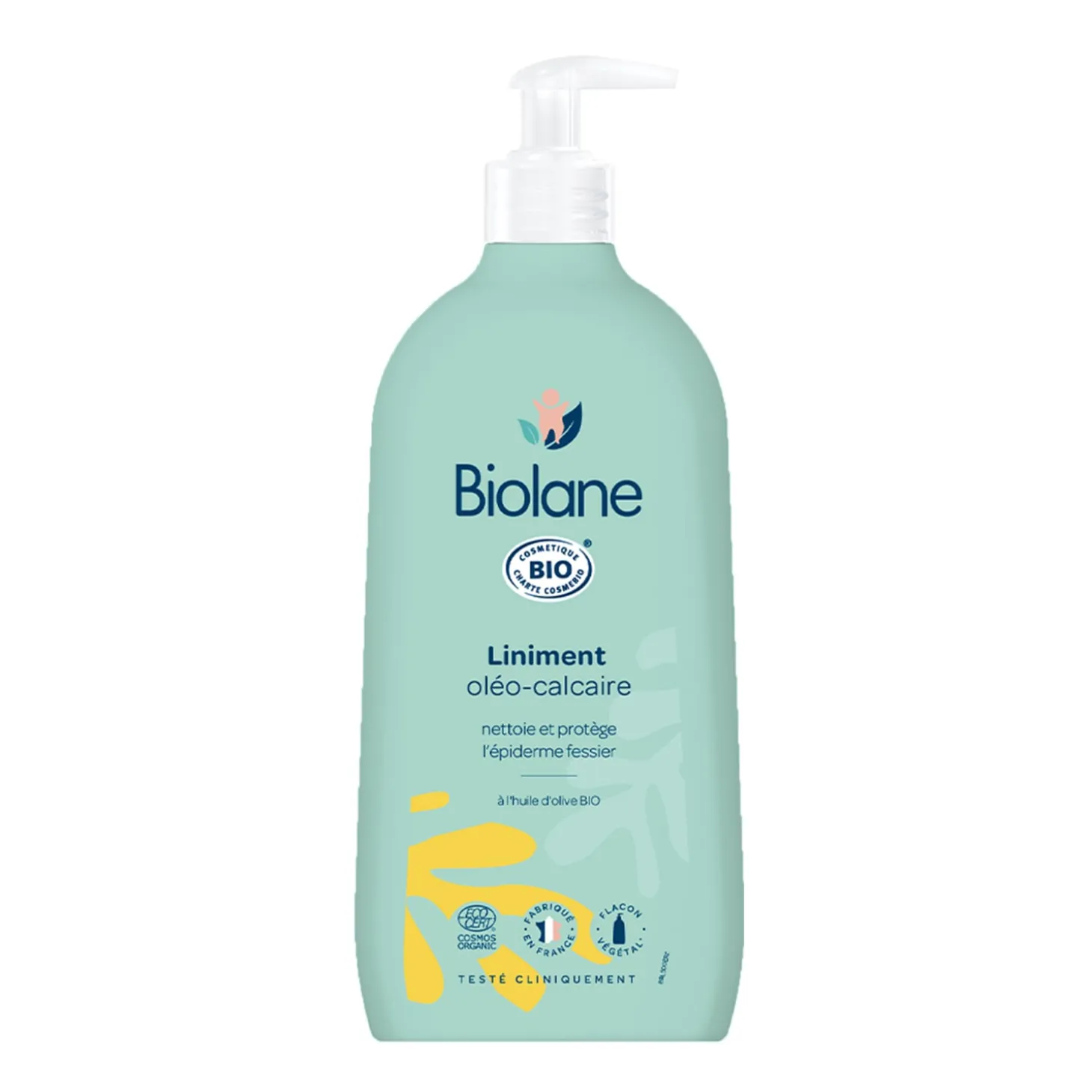 Biolane Liniment oléo-calcaire Bio Vert 500 ml