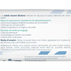 Biolane Solide lavant douceur Bleu Et Blanc