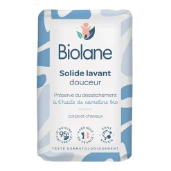 Biolane Solide lavant douceur Bleu Et Blanc