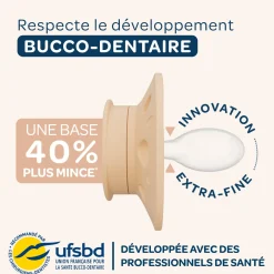Biolane Sucettes anatomiques Essentielle Vert Clair Et Foncé 18 mois +