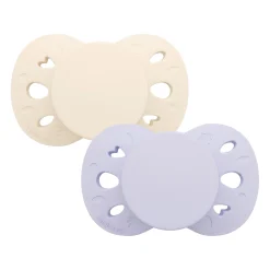 Biolane Sucettes anatomiques Nuit Beige Clair Et Foncé 0-6 mois