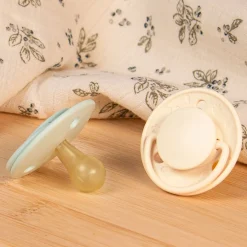 Biolane                    Sucettes rondes Originale    Vert Et Beige            0-6 mois